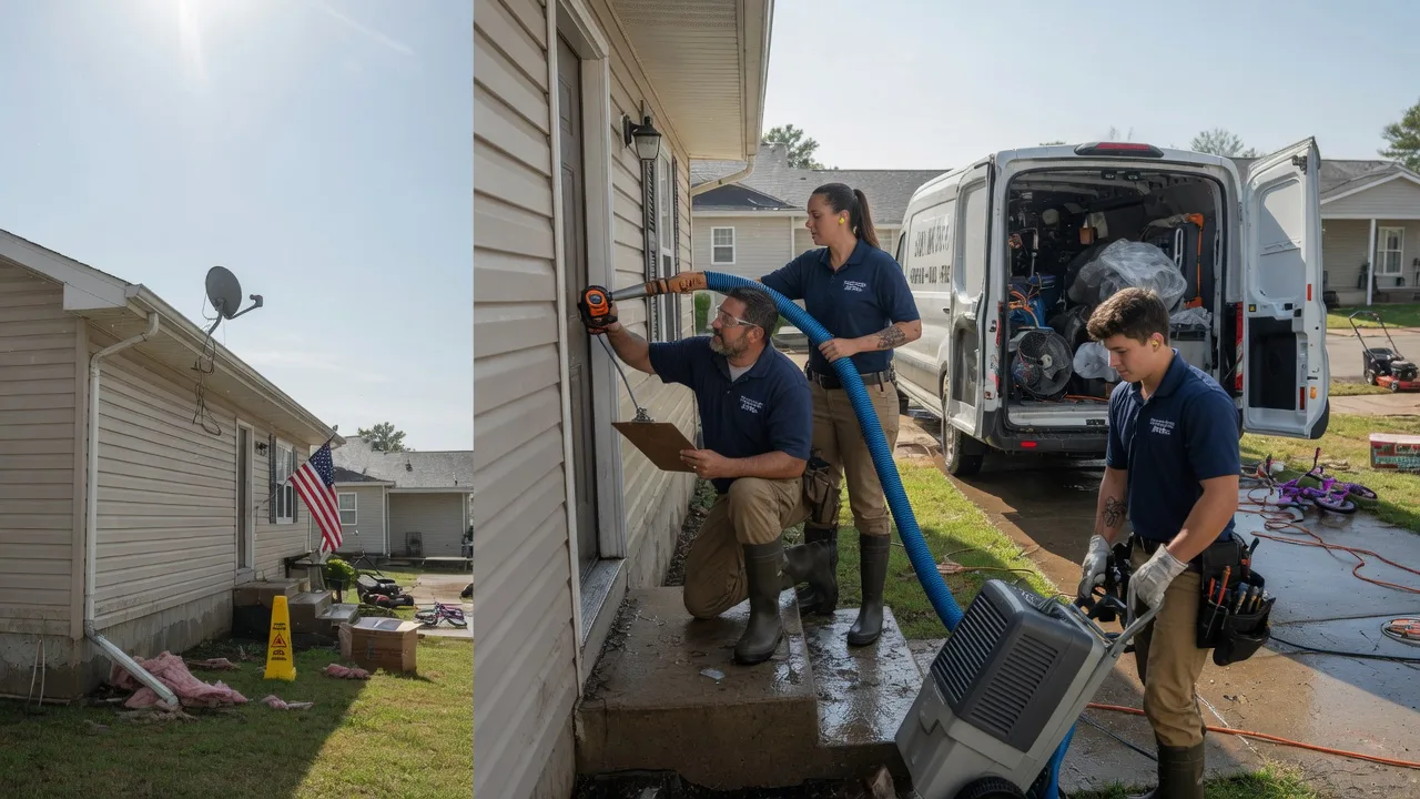 Ceiling Water Damage Restoration in Hospers, IA near me